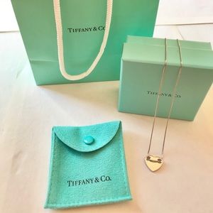 RARE - Tiffany & Co. Sliding Heart Snake Chain